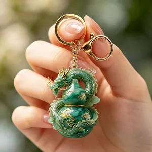 Longteng Jubao Chính Hãng Chính Hãng Móc Khóa Tinh Tế Bầu Cổ Handmade Túi Điện Thoại Di Động Đồ Trang Trí Tiền May Mắn Vận Chuyển 2026-6-26