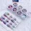 MAKY 1jar Nhiều Màu Sắc Iridescent Laser Móng Tay Lấp Lánh Trang Trí Màu Sắc Hỗn Hợp Sequin Flakes Phụ Kiện Làm Móng Tay DIY Nail Art Design VN