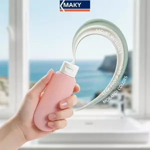 MAKY Bộ Chai Nước Hoa Có Thể Đổ Lại Lotion Dầu Gội Ống Tắm Đóng Chai Nạp Mỹ Phẩm Du Lịch Hộp Đựng Chất Lỏng Dụng Cụ Di Động VN