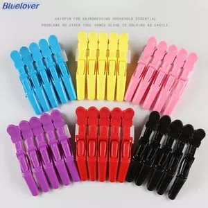 Bluelover 5 Cái / lốc Nhựa Kẹp Tóc Làm Tóc Kẹp Móng Vuốt Phần Cá Sấu Kẹp Cắt Tóc Cho Salon Tạo Kiểu Phụ Kiện Tóc Kẹp Tóc Mới