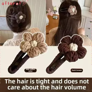 Kẹp móng vuốt AFTEROF, Kẹp tóc lớn hoa, Phụ kiện tóc sang trọng Kẹp tóc mỏ vịt cổ điển