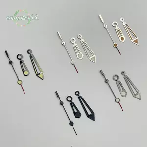 CATMALLER88 Seamaster Style Hands, Rose Gold Green C3 Luminous NH35 Watch Hands, Black Silver Aiguille Watch Pointer cho bộ máy NH35