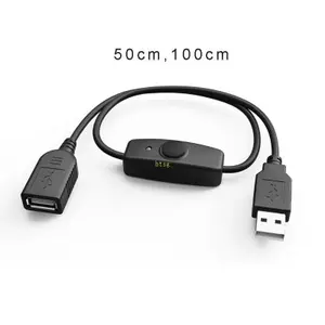 Btsg Dây mở rộng USB 2 0 Cáp chuyển đổi để ghi âm lái xe Đèn bàn LED Quạt USB