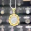 Pháp Retro Ren Mặt Dây Chuyền Fritillary Tự Nhiên Giữ Màu Đồng Mạ Vàng dát Zircon Tất Cả Trận Đấu Sang Trọng Vòng Cổ Mặt Dây Chuyền 2026-6-26
