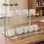Kệ Lưu Trữ Acrylic Trong Suốt Chất Lượng Cao Để Đặt Cốc Cà Phê Đồ Dùng Ngăn Nắp Cho Bàn Làm Việc Góc