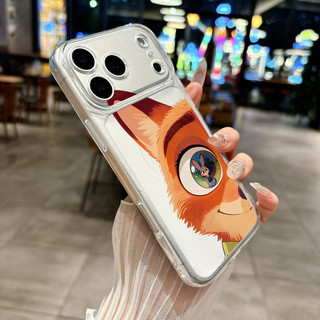 Ốp lưng hình cáo và thỏ dành cho iPhone 11/12/13/14 ProMax/15/16/17/7/8Plus/XR/X/XS Max