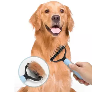 Bàn chải thú cưng đa năng hàng đầu Lược chải răng rộng bằng thép không gỉ cho chó mèo Động vật nhỏ