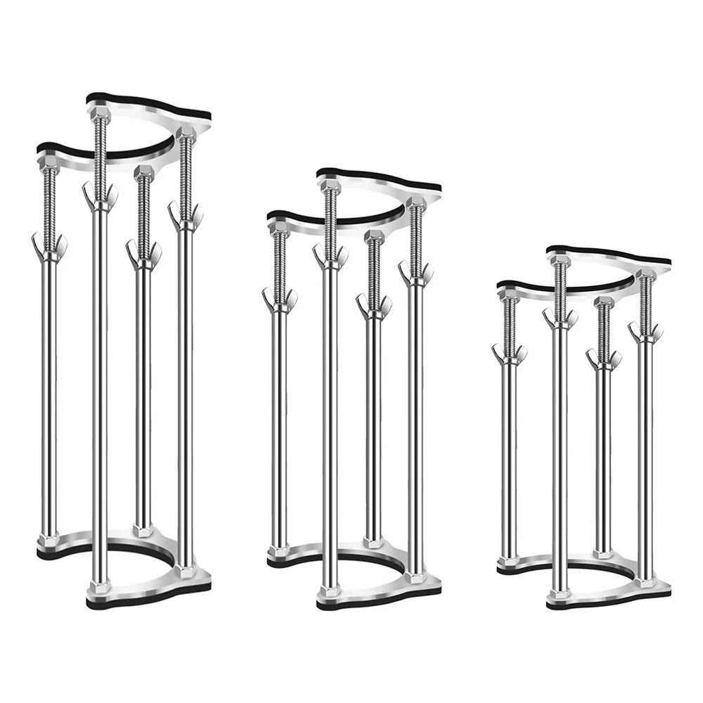 FANIELLAPOWELL 1 Bộ dụng cụ sửa chữa hỗ trợ, Bộ giá đỡ bồn rửa dưới núi chống trượt di động, có thể điều chỉnh bền bỉ Dễ dàng lắp đặt Chân hỗ trợ bồn rửa cho nhà bếp gia đình