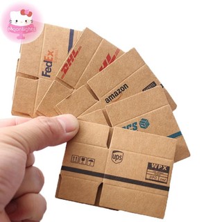 Moonlights 1 Bộ Thùng Carton Express 1: 12 Nhà Búp Bê Thu Nhỏ Hộp Express Trang Trí EN