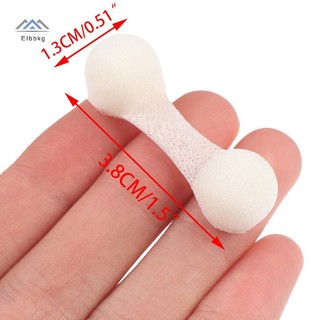 ELBBKG 50 Miếng Nút lọc mũi xốp chống ô nhiễm mới Đen / Trắng