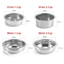 ITRUMPET 1 Cái Giỏ Sạch, Áp Lực 51 / 58mm Giỏ Lọc Cà Phê, 1Cup 2Cup Một Lớp Thép Không Gỉ 304 Máy Pha Cà Phê Lọc Barista Dụng Cụ