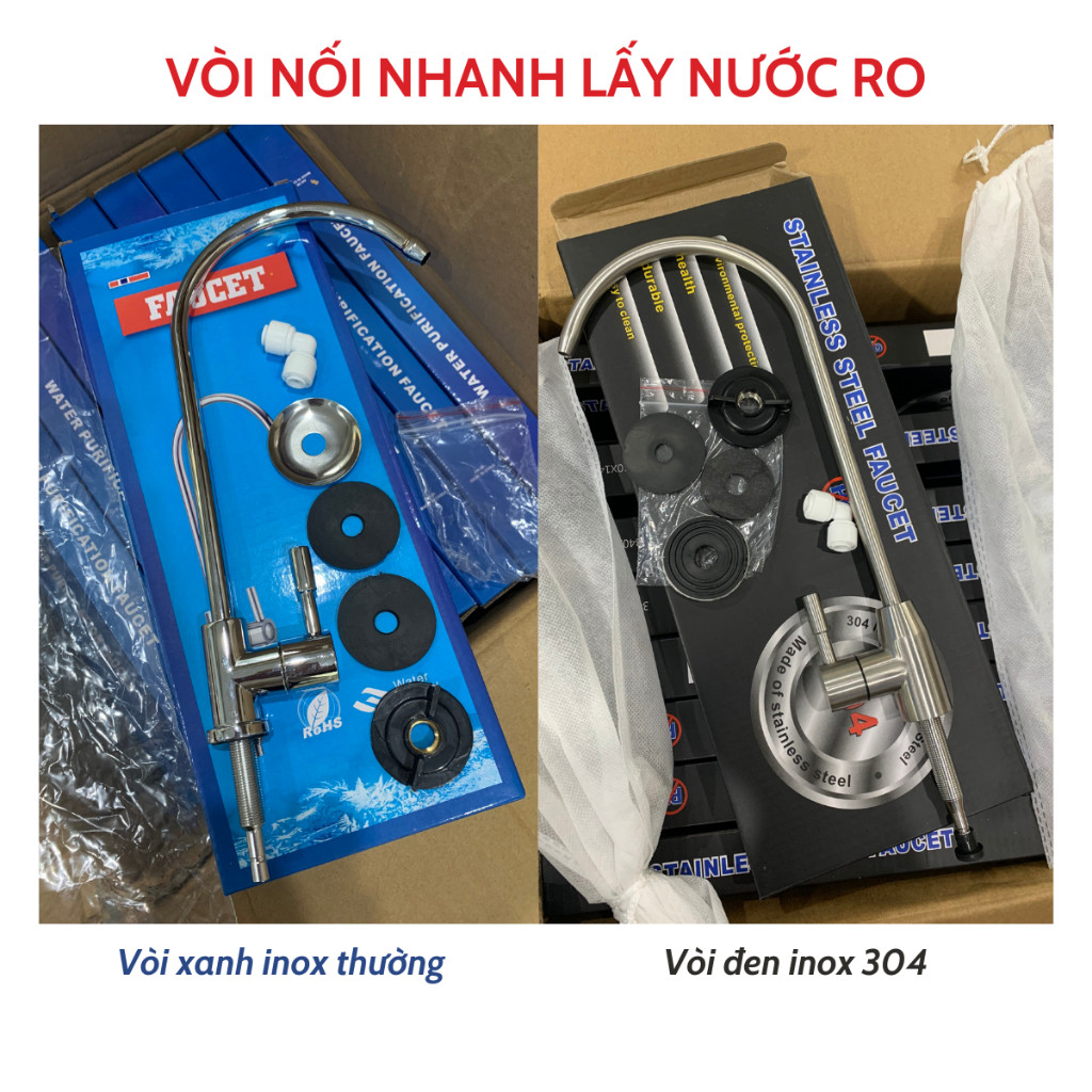 Vòi Máy Lọc Nước RO FORSETI Đầy Đủ Phụ Kiện Bảo Hành 2 Năm