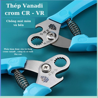 Mở Ôc Xò Huyết Thép Không Gỉ Kìm Cắt Đuôi Lắp Dao Dễ Cài