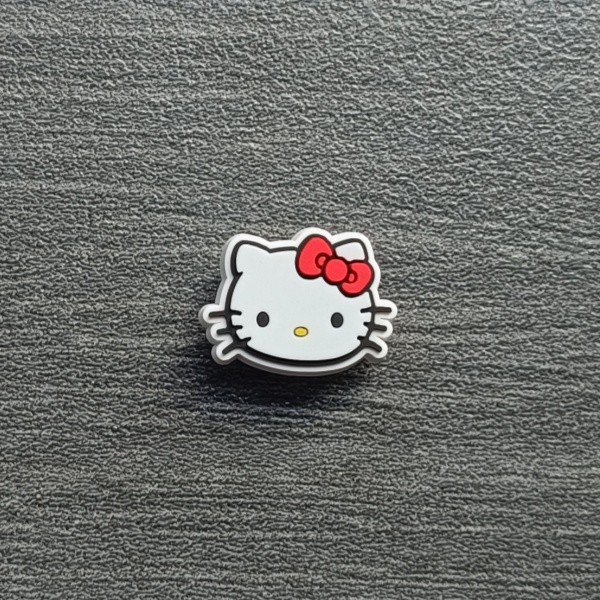 Hellokitty Phụ Kiện Giày Lỗ Dễ Thương Hoa, Thích Hợp Cho Crocs, Khóa Giày DIY, Có Thể Tháo Rời, Trang Trí