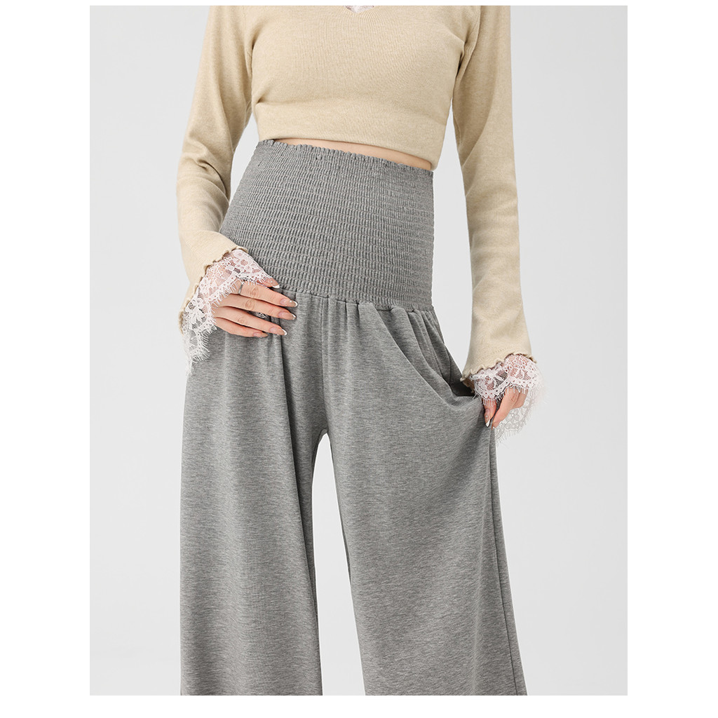 Quần bà bầu Quần legging ống rộng mùa thu