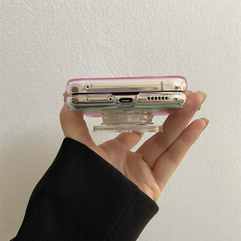 Hoạt Hình Thỏ Dễ Thương Lắc Lắc Vui Vẻ Giá Đỡ Thích Hợp Cho Samsung Galaxy ZFlip7 ZFlip6 Vỏ Điện Thoại Dây Gấp Vỏ Cho ZFlip 7FE 6 5 4 5G N3Flip MixFlip Bìa Bảo Vệ Cứng
