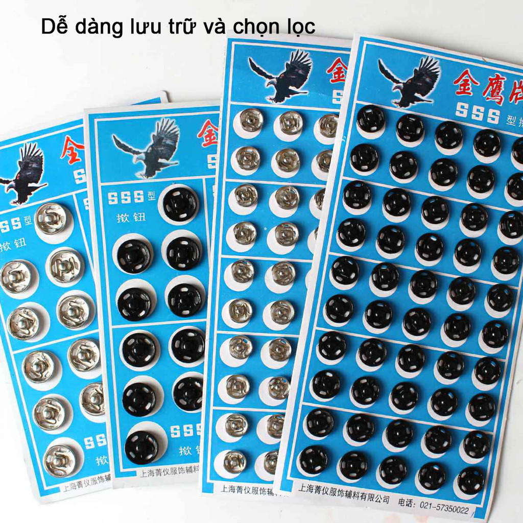 M7 Phụ Kiện Nút Quần Áo Bằng Kim Loại 8.5/10/12/16 / 21mm MALAN