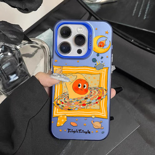 Ốp điện thoại hình Twinkle dễ thương hoạt hình cho iPhone 17 / Air / 16PLUS / 15pro max / 14 / 13 / 12 / 11 / X / XS / XR / 7 / 8 / IMD Vỏ bảo vệ chống rơi và chống sốc bằng bạc đầy màu sắc IMD