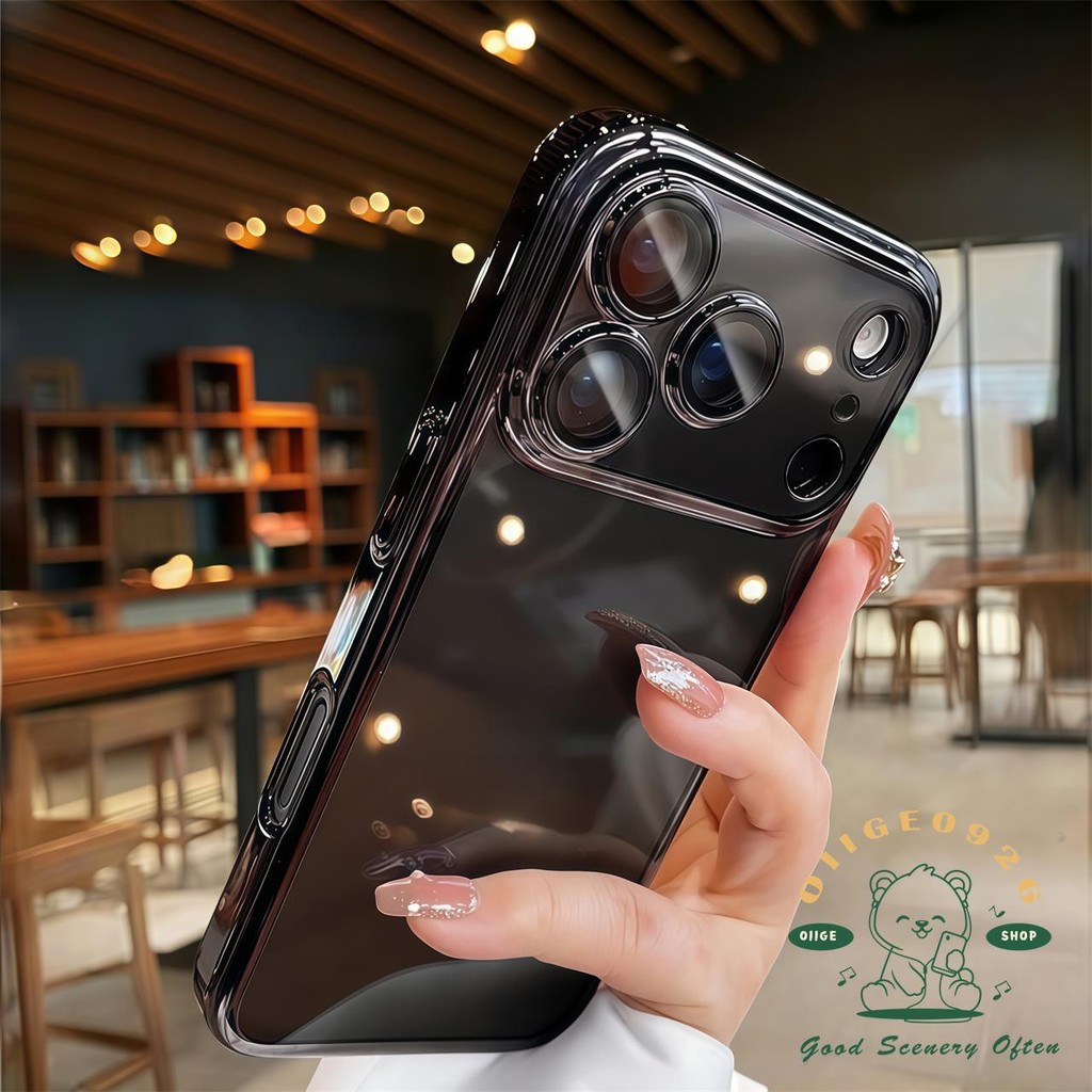 【 Ốp lưng iPhone17 】 Vỏ mạ chống rơi siêu mỏng Vỏ điện thoại iphone17 Pro Max 16 15 14 13 12 cho vỏ iPhone Vỏ mềm silicon TPU chống sốc