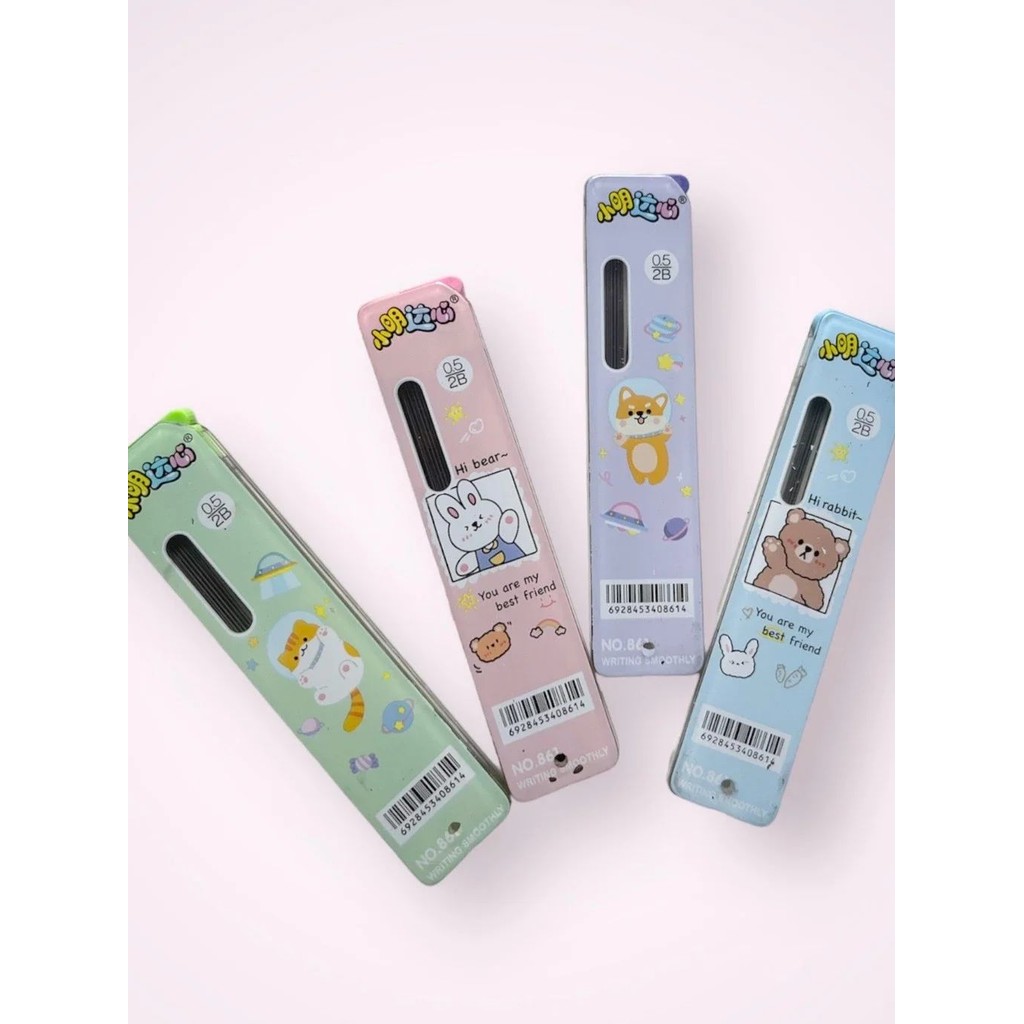 Ruột chì bấm 0.5mm giao mẫu ngẫu nhiên 2B/HB