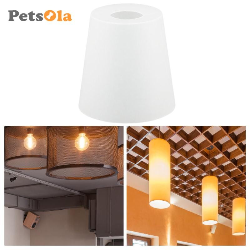 Tấm che đèn PVC bán nguyệt phong cách Bắc Âu trang trí đèn bàn