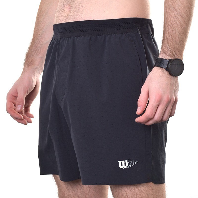 Quần Short Tennis Wilsom Tournament Nam - Chất liệu Nylon, Khô Nhanh, Phù Hợp Đi Biển