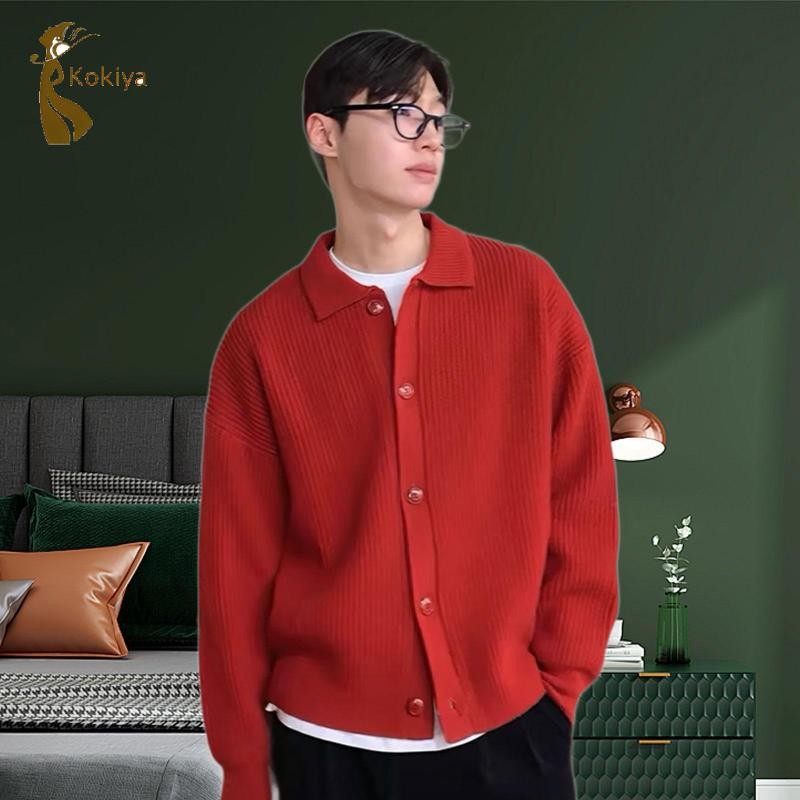Áo len Cardigan nam Áo khoác ngoài cho mùa xuân thể thao