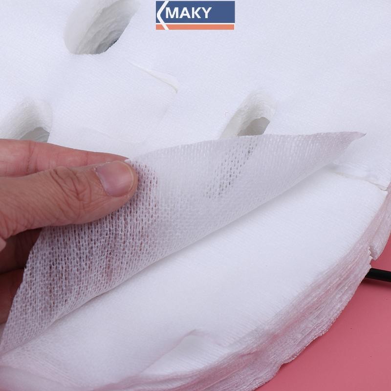 Onetimingcool 100pc Giấy mặt dùng một lần Cotton Vải không dệt DIY Mặt nạ tấm VN