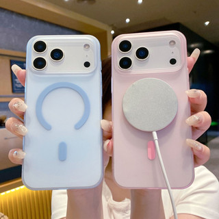 [JLK] Ốp từ tính mờ siêu mỏng cho iPhone 17Pro 17Air 17 Pro Max Vỏ cứng chống sốc điện thoại