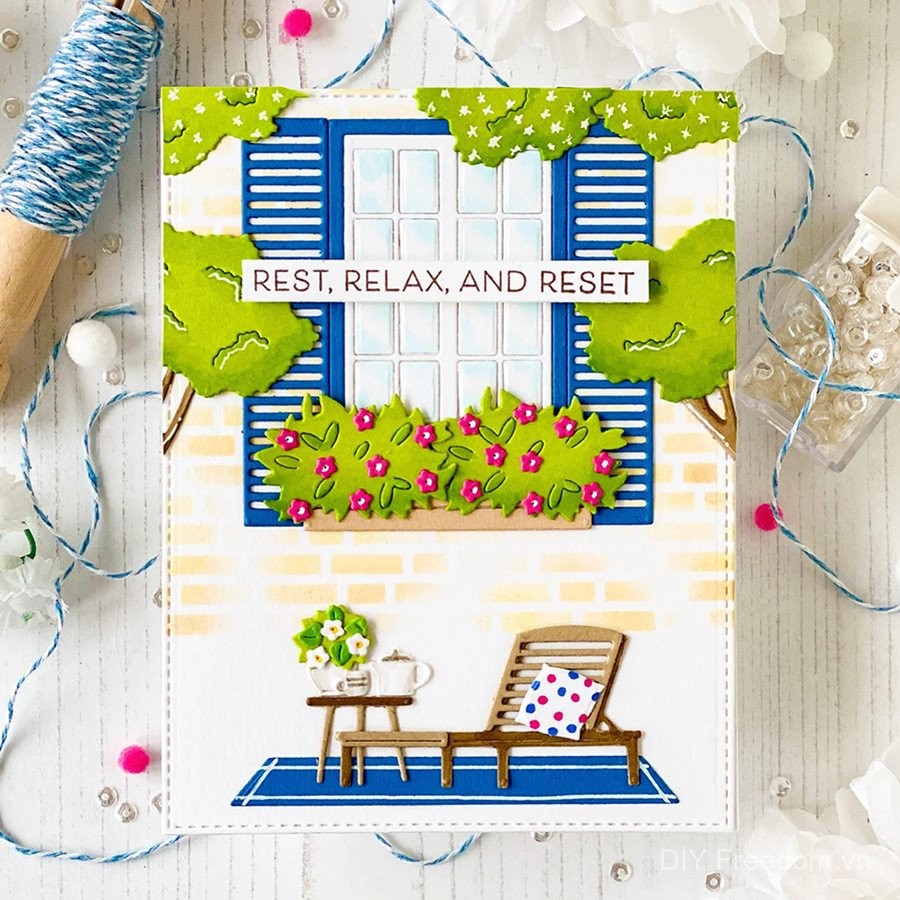 Họa Tiết Cửa Sổ Khuôn Cắt Kim Loại DIY Dập Nổi Khắc Bản Mẫu Thép Carbon Cắt Chết Album Ảnh Thiệp Chúc Mừng Sổ Lưu Niệm Giấy Nghệ Thuật Trang Trí