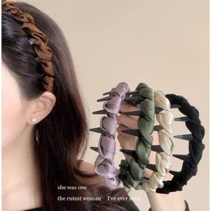 Cài tóc không trượt iLita, băng đô bờm tóc tiểu thư tết mấn áo dài phong cách Hàn Quốc cho nữ đẹp cao cấp sang trọng