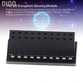 Dioo Bộ xử lý mã hóa an toàn DIOO Mô -đun TPM 2.0 cho bộ nhớ PC DDR4 với 20Pin 2x10p Chip Gigabyte Bo mạch chủ tương thích Windows 11