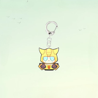 Transformers Acrylic Keychain Optimus Prime Bumblebee Anime Peripherals Originality Personality Pendant Fashion