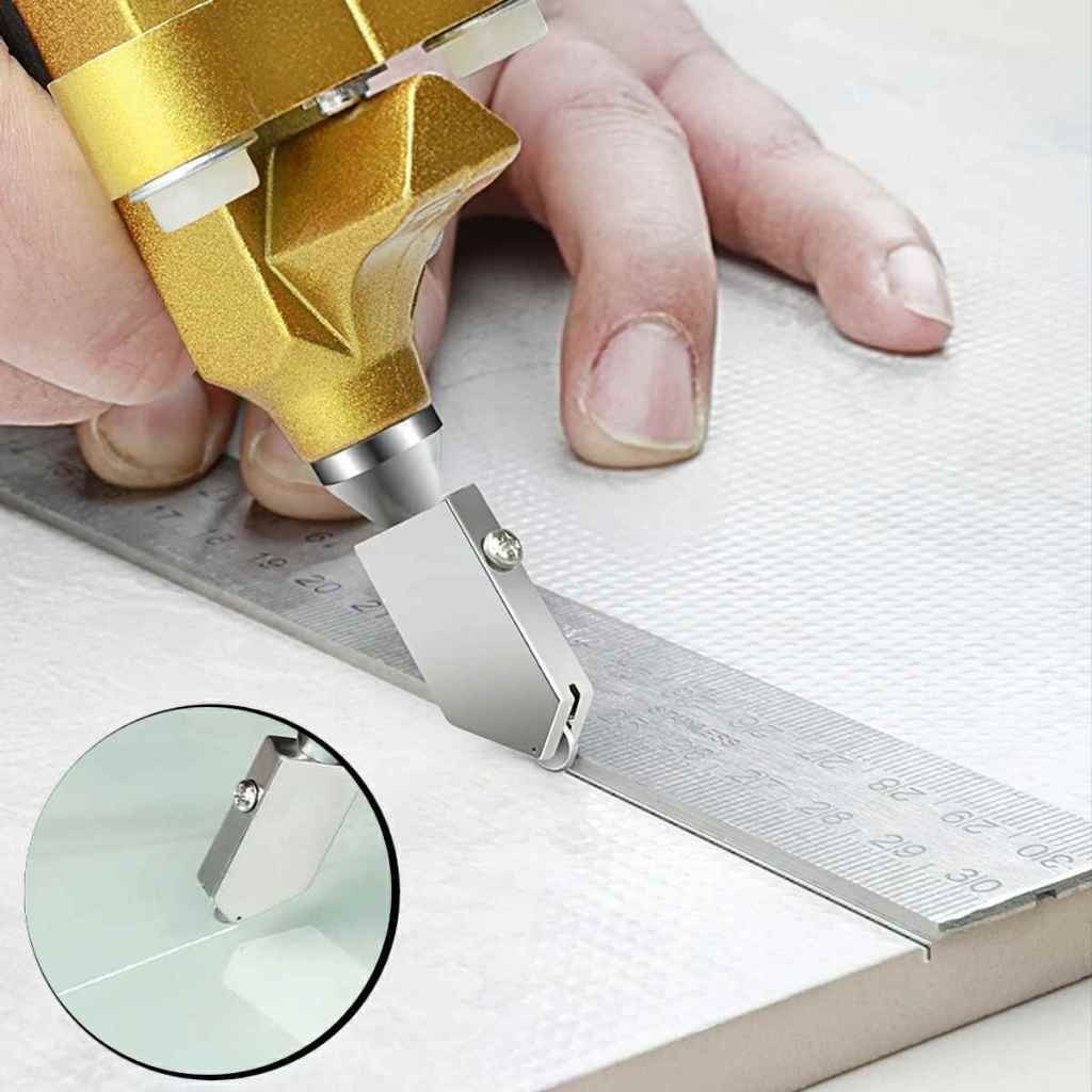 【24H】Dao cắt 2 in 1 dụng cụ cắt kính và gạch men tiện lợi với thiết kế cầm tay giúp thao tác trong không gian chật hẹp