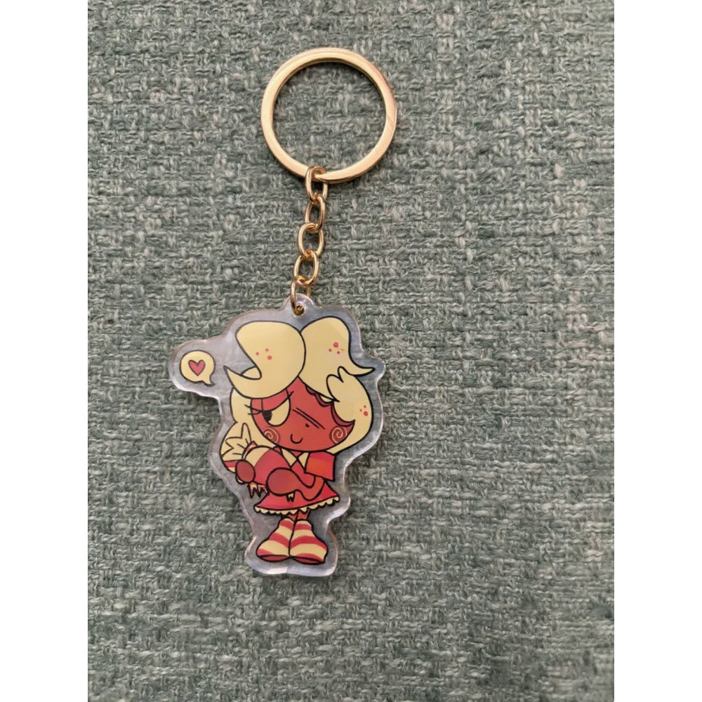 Ginger Dandys World Holographic Acrylic Keychain Kawaii cartoon game ...
