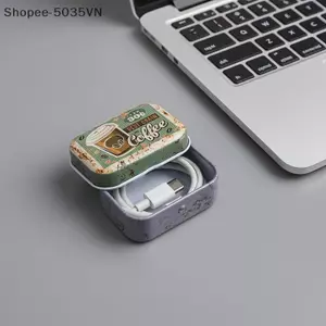 {AKIN} Hộp đựng sắt Mini thân thiện với du lịch có nắp lật Lý tưởng để tổ chức kẹo và thuốc dễ dàng {a}