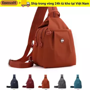 Ba lô ESSENCEH, Túi du lịch dung tích lớn bằng vải, Túi đeo chéo chống nước đa năng thông thường Đi bộ đường dài ngoài trời