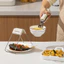 Chống bỏng Lưỡi Bát Lưỡi Nhà Bếp Chống bỏng Tay Kẹp Tấm Tông Hấp Cách Nhiệt Khay Tongs Bát Tongs Tay Kẹp Dụng Cụ Tiện Dụng