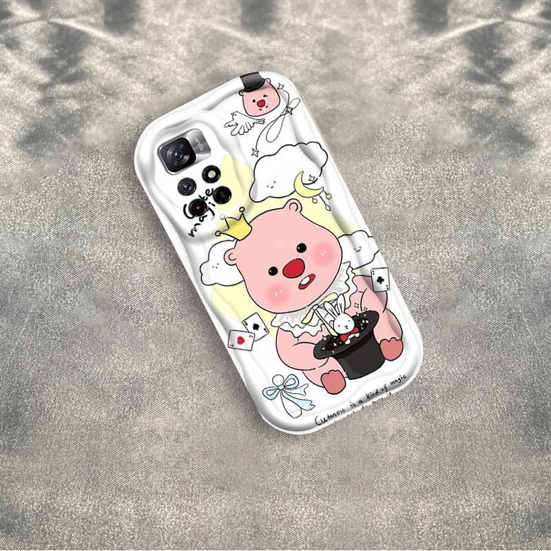 Vỏ Silicon Hoạt Hình Cho Redmi 10 Note 11 11S 12 Pro 4G 3D Phụ Kiện Vỏ Điện Thoại Mềm TPU Loopy Ốp Lưng Chống Sốc