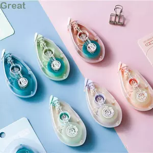 GREA Dots Stick Roller Văn phòng phẩm Máy phân phối băng keo sáng tạo thực tế