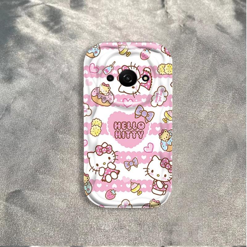 Ốp Silicon Hoạt Hình Cho Redmi A3 / POCO C61 4G 3D Bé Gái Vỏ Điện Thoại Mềm TPU Kitty Girl Sinh Viên Chống Sốc Ốp Lưng