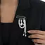 PNPIA- Thổ Cẩm Ngọc Trai Giả Cho Bộ Đồ Vintage sel Dây Xích Pin Nam Nữ zer Ve Áo Trang Trí Văn Phòng Kinh Doanh Họp Trang Sức