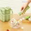 WANYEDI Khuôn Popsicle Cũ, Khay Đá Thanh Dài DIY Có Thể Tái Sử Dụng, Bền Có Tay Cầm Có Nắp Khuôn Đá Viên Dụng Cụ Nhà Bếp