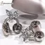 Cheenm 2 Chiếc Kim Cương Giả Trang Trí Cho Kẹp Trên Tai Nghe Nhét Tai Mở Tai Trang Trí Zirconia Tai Nghe Phụ Kiện Có Thể Tháo Rời DIY Tai Nghe Trang Trí VN
