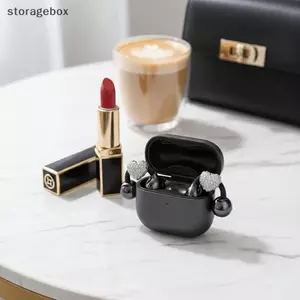 Tai nghe hình trái tim sang trọng Bule Kim cương giả Kẹp trên Phụ kiện trang sức DIY cho Bapa Charm cho thanh thiếu niên Đẹp