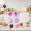 4 Hình DIY Mini Cake Pop Khuôn Có Thể Tái Sử Dụng Dễ Dàng Phát Hành Khuôn Bánh Trẻ Em Phụ Kiện Làm Bánh