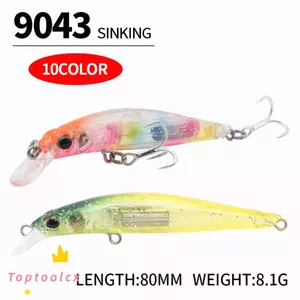 TOPTOOLCX chìm Mồi Minnow Giải quyết nóng Crankbaits Minnow Mồi