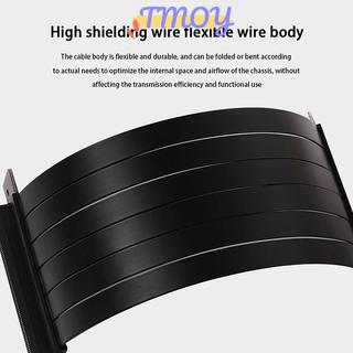 TMOY Full Speed PCIE 3.0 4.0 16x Riser Cable Card đồ họa Cáp mở rộng PCIE Express GPU Mở rộng thẻ Riser Shielded Extender TMOY