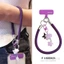 Điện Thoại Di Động Dây Nữ Cổ Tay Ngắn Dễ Thương Kuromi Mặt Dây Chuyền Chìa Khóa Trang Sức Mạnh Ngoài Trời Leo Núi Du Lịch