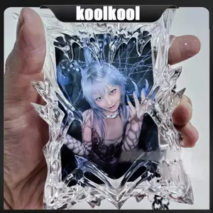 Kool Thời Trang Photocard Giá Đỡ Với 3D Bướm Từ Thẻ Tay Nhựa Kpop Thần Tượng Trong Suốt Hiển Thị Ảnh Bảo Vệ Co